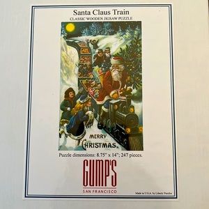 Liberty wooden puzzle “Santa Claus Train”